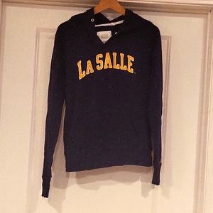 La Salle University Hoodie-Navy- L